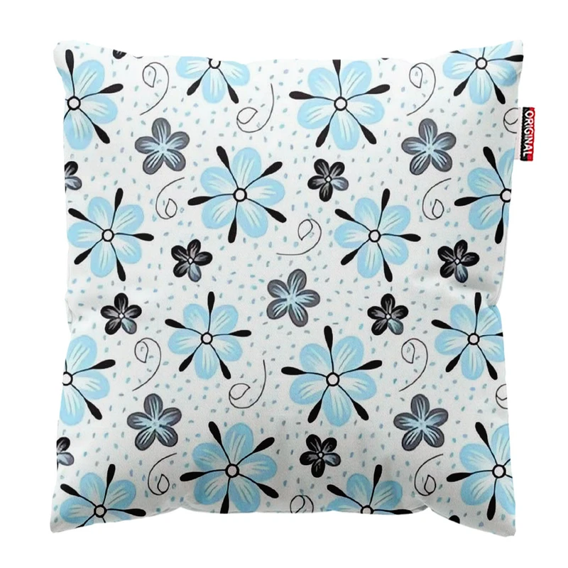 کوسن پاد آفرین طرح گل کد 5092 سایز 30*30 سانتی متر 