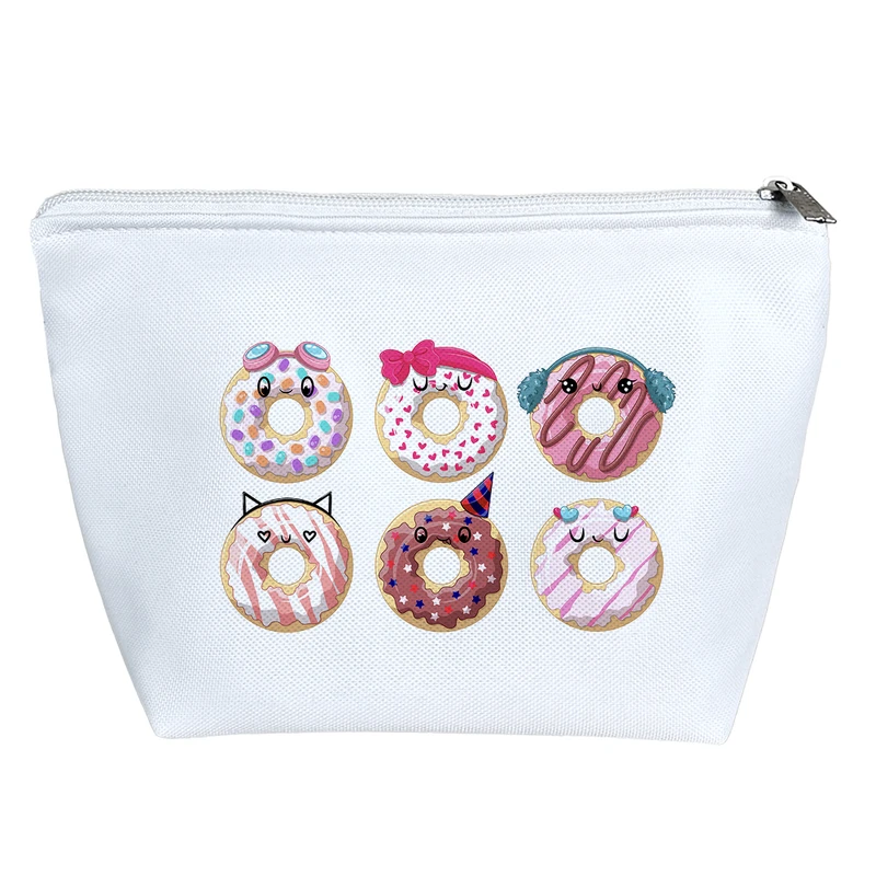 کیف لوازم آرایش دخترانه خندالو مدل دونات و شیرینی کد H3