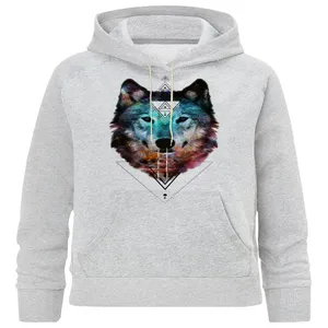 هودی پسرانه مدل  B 129 گرگ