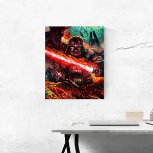 تابلو شاسی مدل گیمینگ طرح کمیک پوستری جنگ ستارگان star wars کد 1201