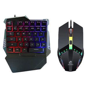 نقد و بررسی مینی کیبورد و ماوس گیمینگ جکنگ مدل JK-913، سوییچ ممبران، نورپردازی RGB LED توسط خریداران