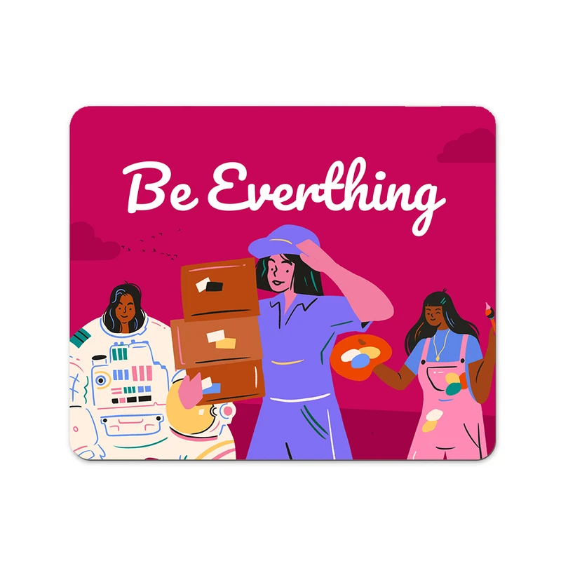 ماوس پد مدل انگیزشی طرح دخترانه کد 33