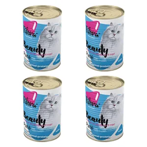 کنسرو غذای گربه فیفورا مدل Beauty Fish وزن 400 گرم بسته 4 عددی