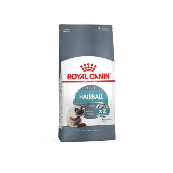 غذای خشک گربه رویال کنین مدل Hairball care وزن 4 کیلوگرم