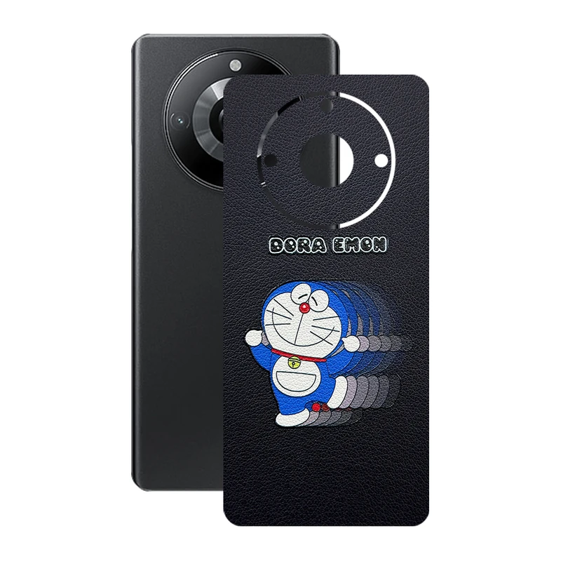 برچسب پوششی ریمکس مدل Leth طرح دورایمون مناسب برای گوشی موبایل ریلمی 11 Pro Plus