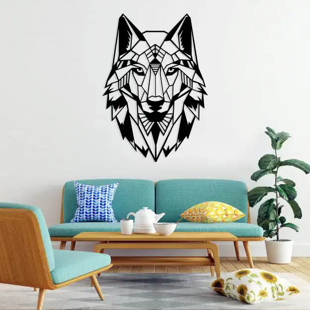 استیکر دیواری طرح گرگ کد 06