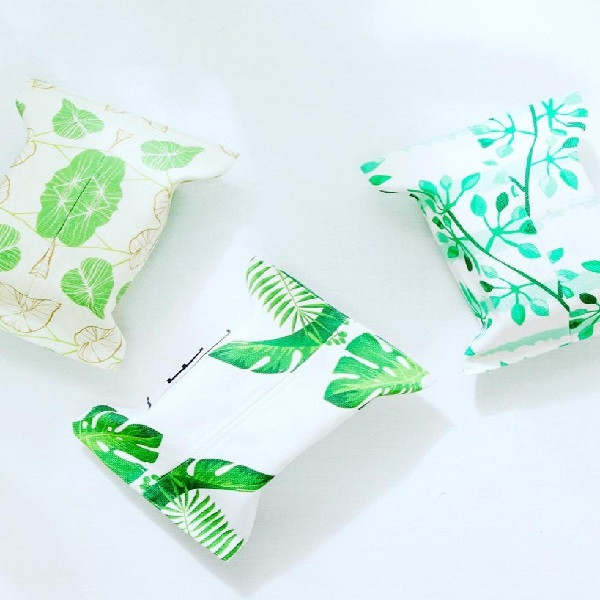 جای دستمال کاغذی طرح برگ پهن کد 122