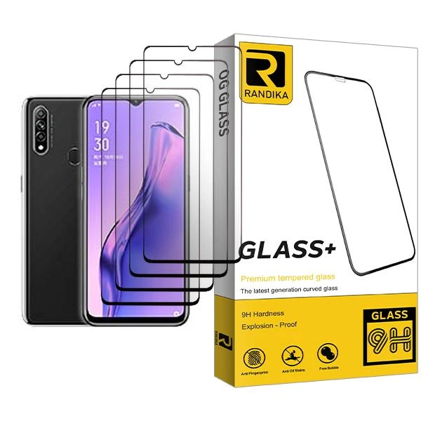 محافظ صفحه نمایش راندیکا مدل Randika Glass MIX004 مناسب برای گوشی موبایل اوپو A8 بسته چهار عددی