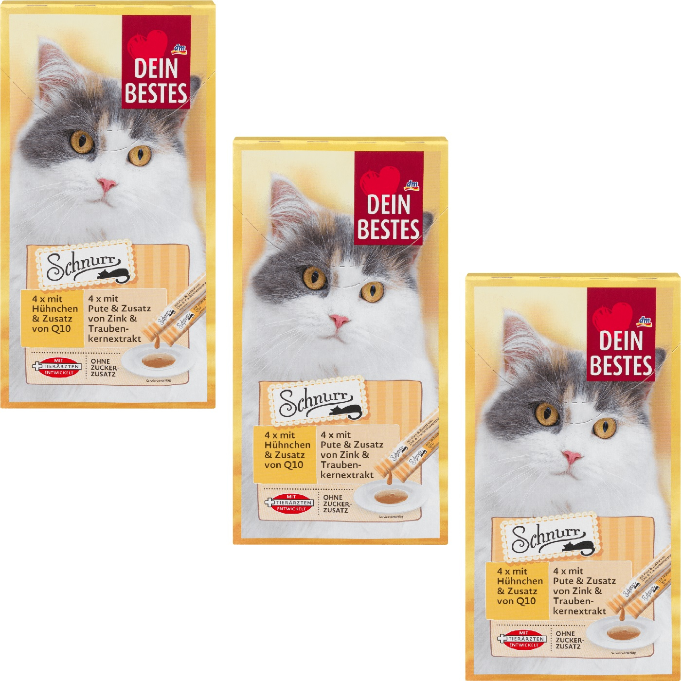 تشویقی گربه دین بستس مدل بستنی 3 بسته 8 عددی