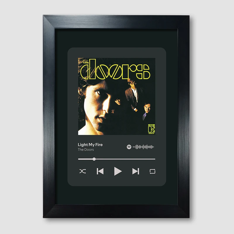تابلو موزیکال طرح Light My Fire by The Doors