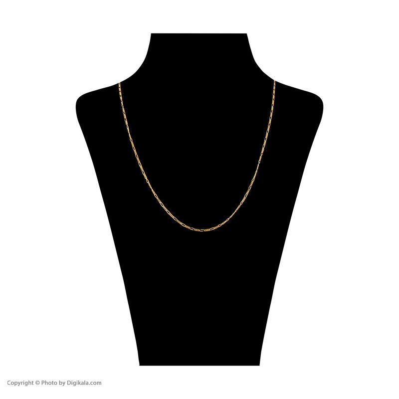 زنجیر طلا 18 عیار زنانه روبی آرت گالری طرح فیگارو مدل 2281-TN5306