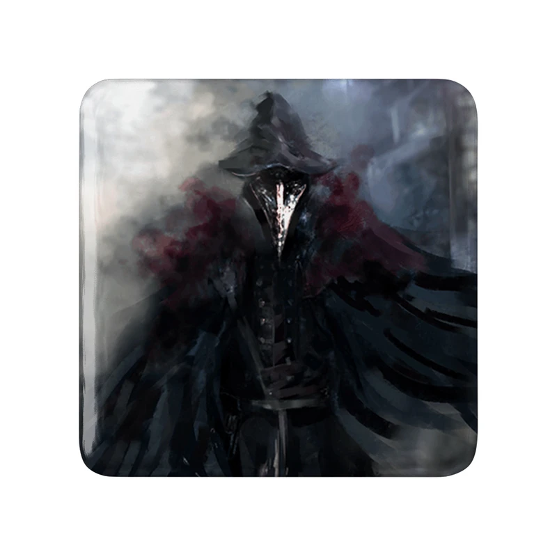 مگنت خندالو طرح بازی بلاد بورن Blood Borne مدل مربعی کد 30068