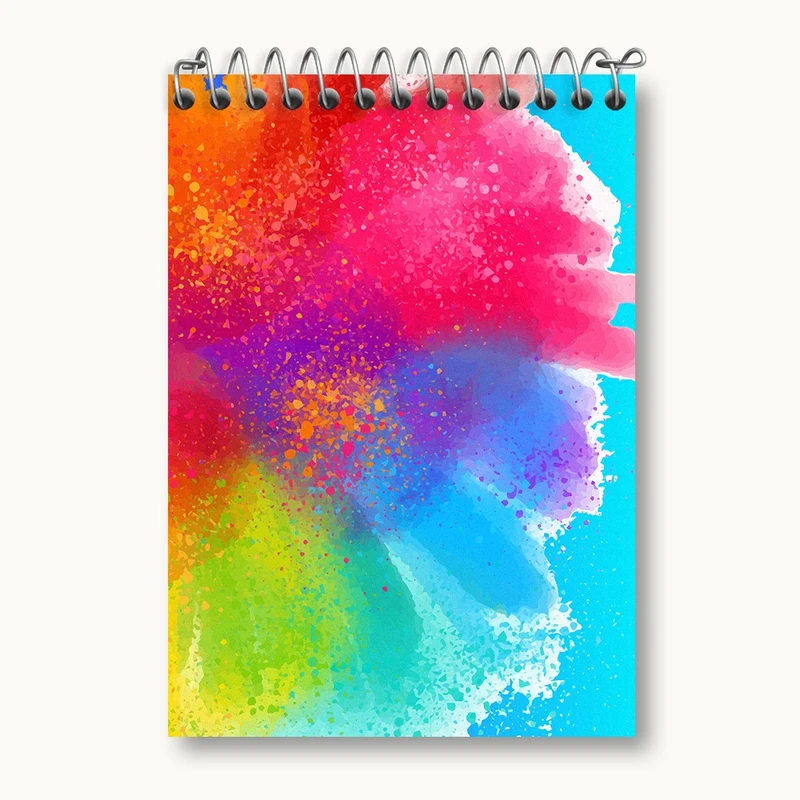 دفتر یادداشت 50 برگ خندالو مدل گل رنگی کد N880