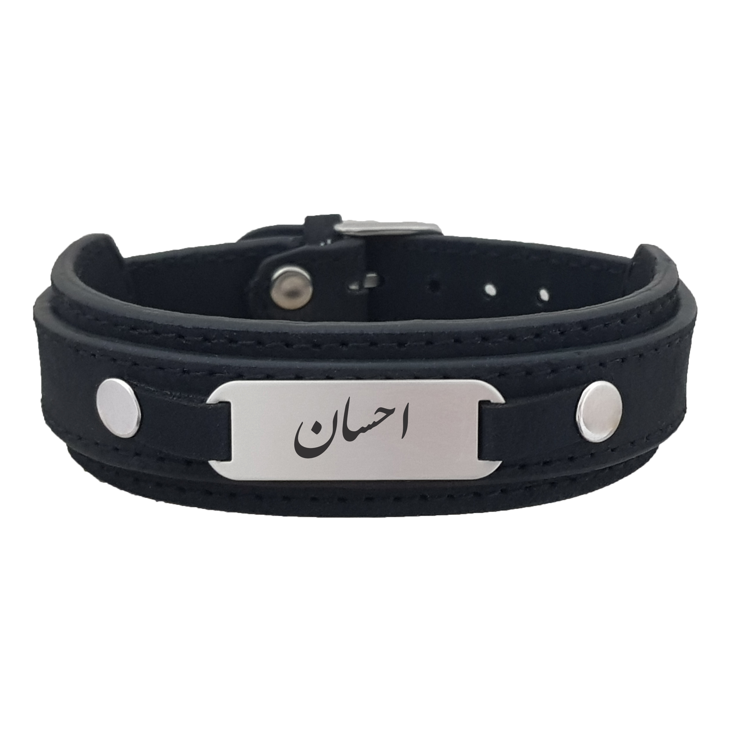 دستبند نقره مردانه ترمه ۱ مدل احسان کد Dcsf0022