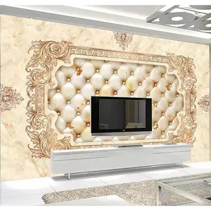 پوستر دیواری سه بعدی مدل لمسه پشت تی وی