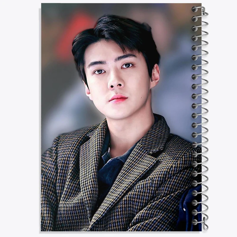 دفتر لیست خرید 50 برگ خندالو طرح سهون گروه اکسو EXO کد 13466