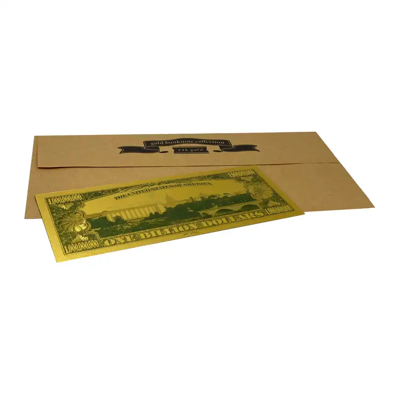 اسکناس تزیینی طرح یک بیلیون دلار