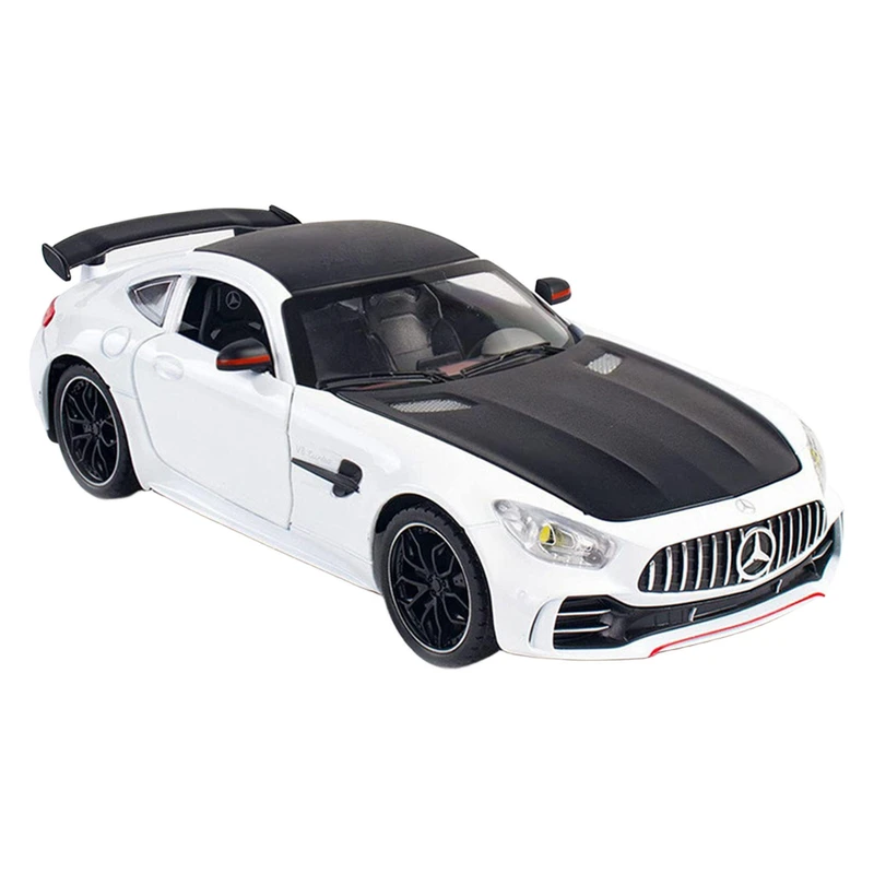 ماکت ماشین مدل فلزی 6درب بازشو موزیکال BENZ AMG GT دودزا