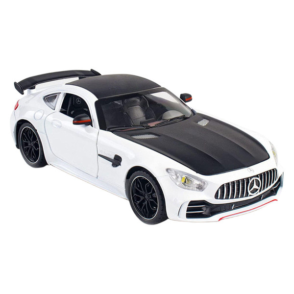 ماکت ماشین مدل فلزی 6درب بازشو موزیکال BENZ AMG GT دودزا