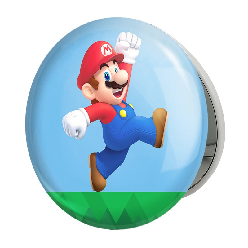 آینه جیبی خندالو طرح سوپر ماریو مدل تاشو کد 29351