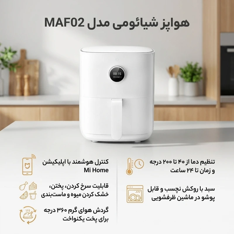 عکس شماره 2 : هواپز شیائومی مدل maf02