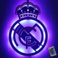 چراغ دیواری طرح رئال مادرید