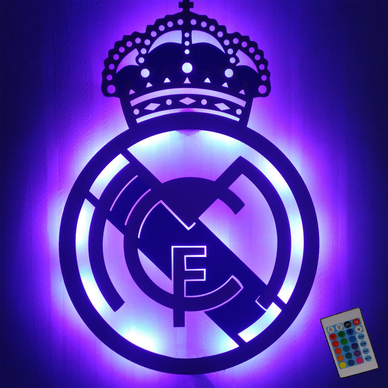 چراغ دیواری طرح رئال مادرید