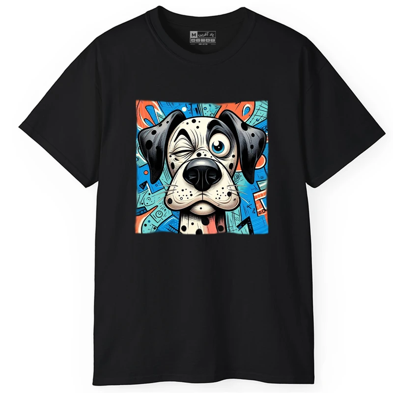 تی شرت آستین کوتاه مردانه پاد آفرین مدل کارتونی کد PT225