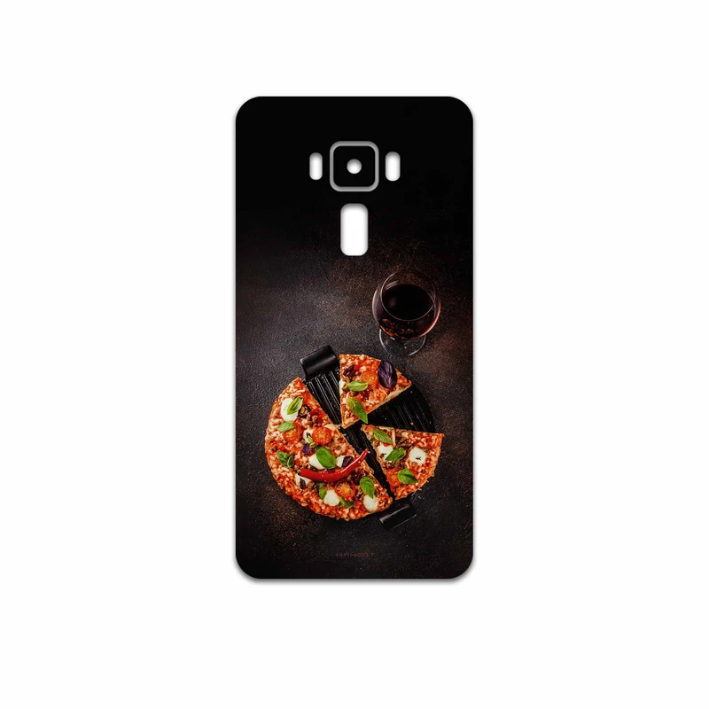 برچسب پوششی ماهوت مدل Pizza مناسب برای گوشی موبایل ایسوس Zenfone 3 ZE552KL