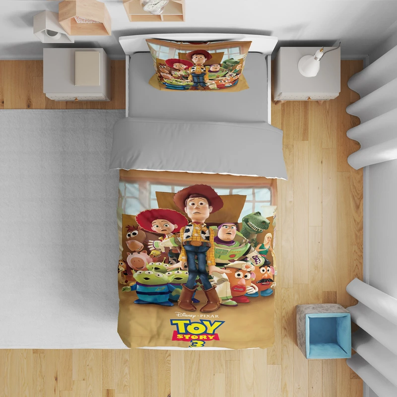 سرویس روتختی یک نفره 5 تکه مدل اسباب بازی ها کد 4745