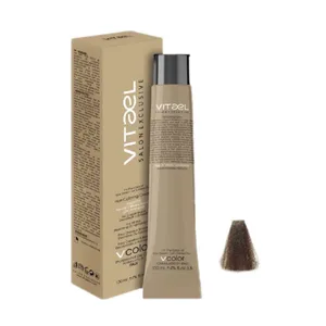 رنگ مو ویتائل شماره 5/7 حجم 100 میلی لیتر رنگ بلوند شکلاتی روشن