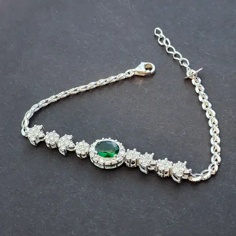 دستبند نقره زنانه مدل 30528