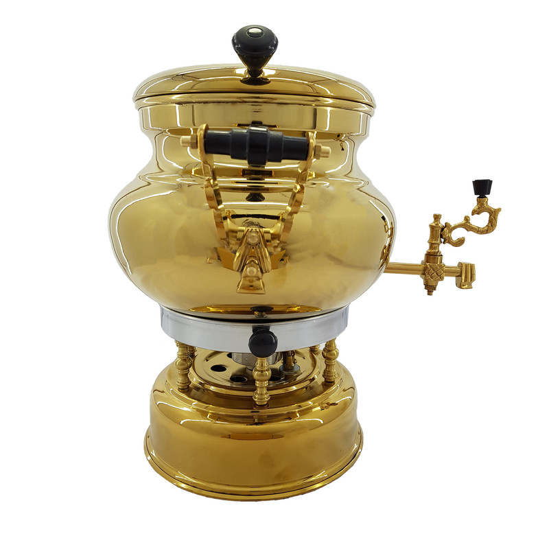 سماور گازی مدل عروس کد bst-4 ظرفیت 6 لیتر