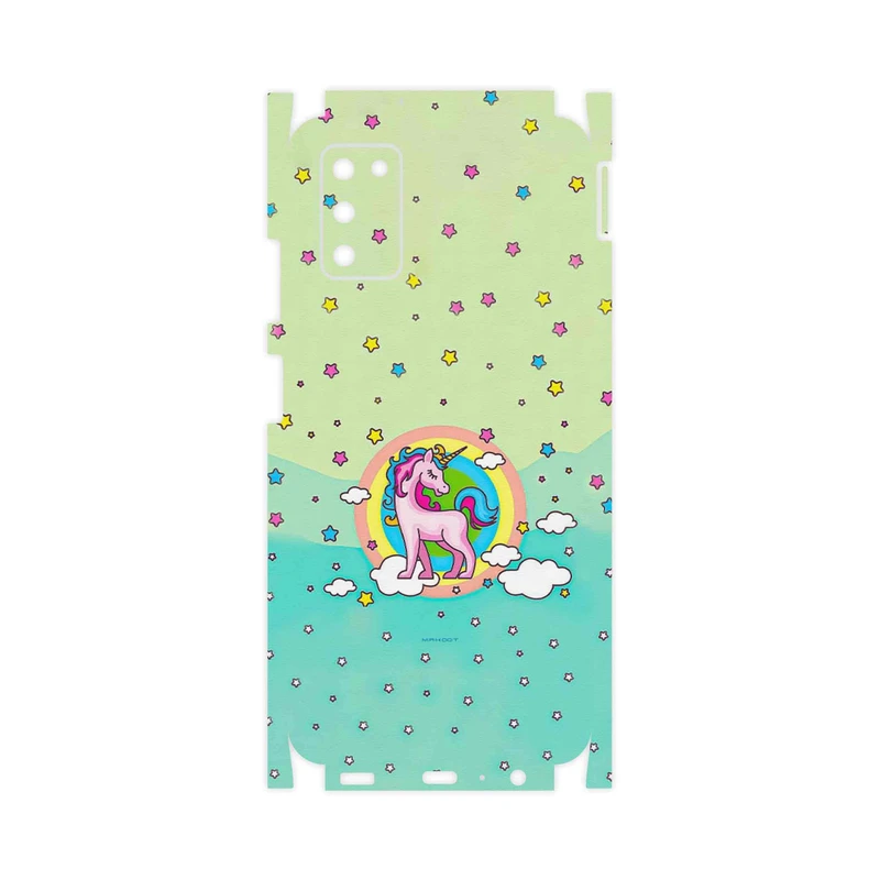 برچسب پوششی ماهوت مدل Rainbow unicorn adventure-FullSkin مناسب برای گوشی موبایل سامسونگ Galaxy A03S