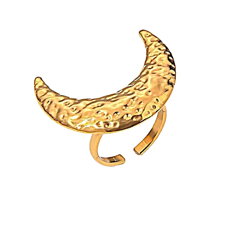 انگشتر زنانه طرح ماه مدل MRYS-1026