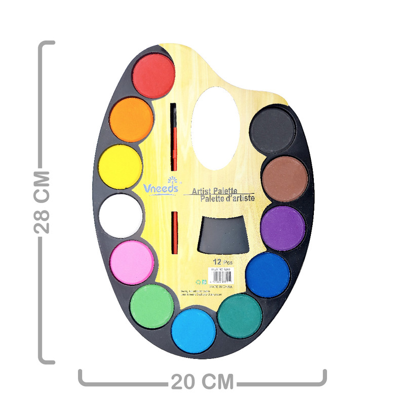 آبرنگ 12 رنگ وندز مدل 1240