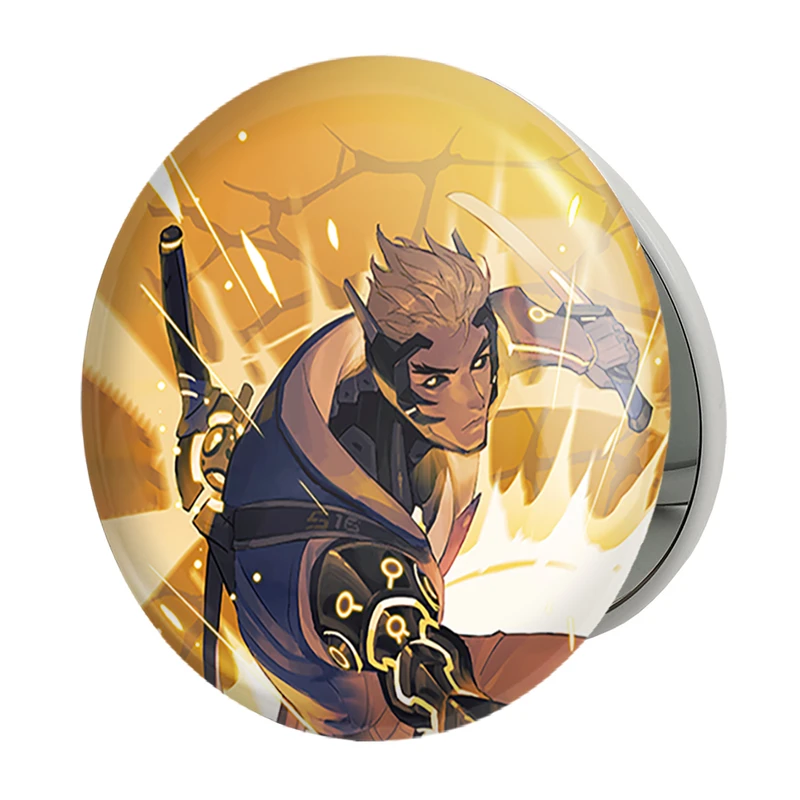 آینه جیبی خندالو طرح بازی اورواچ (Overwatch) مدل تاشو کد 31629