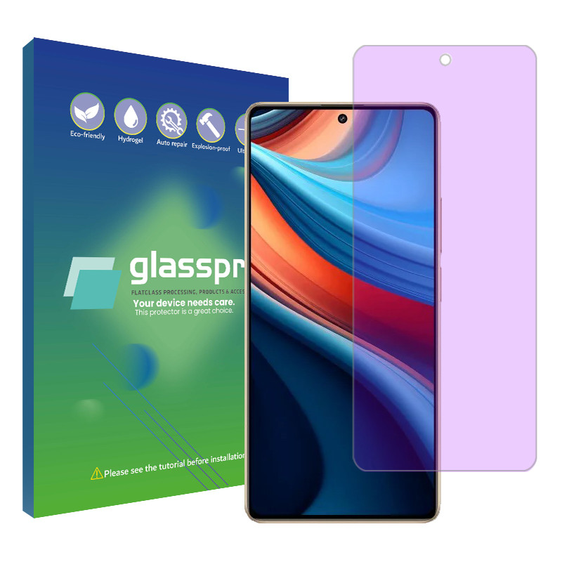 محافظ صفحه نمایش ضد اشعه بنفش گلس پرو مدل Resistant مناسب برای گوشی موبایل شیائومی Redmi Note 13R Pro