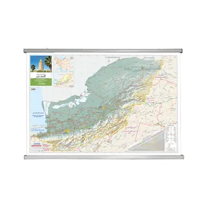 نقشه عمومی استان گلستان گیتاشناسی نوین کد L1218