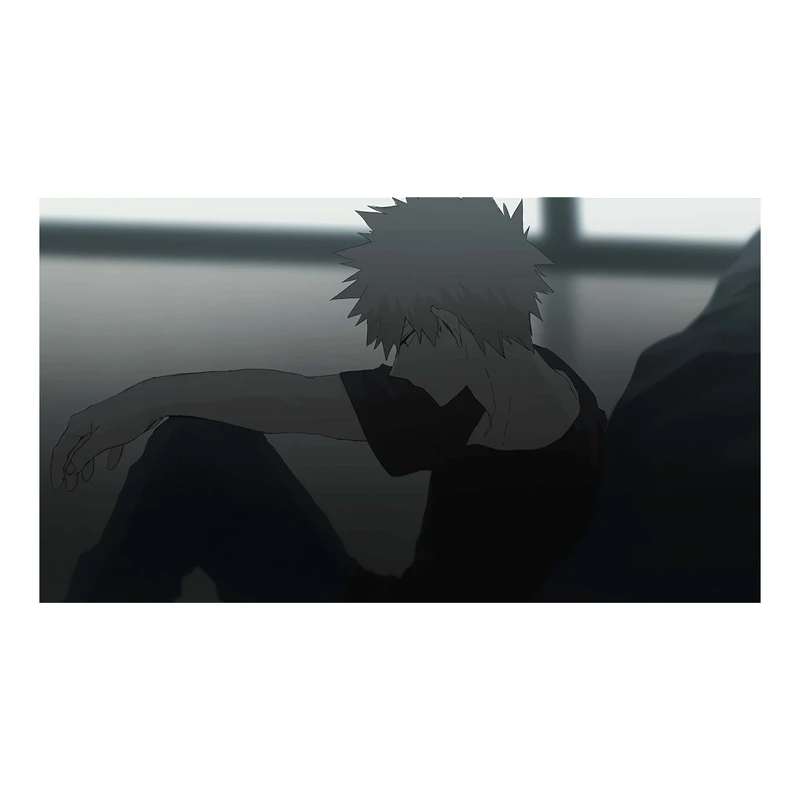 استیکر لپ تاپ و موبایل مدل انیمه طرح مدرسه قهرمانانه من کاتسوکی باکوگو My Hero Academia Katsuki Bakugo کد 3632