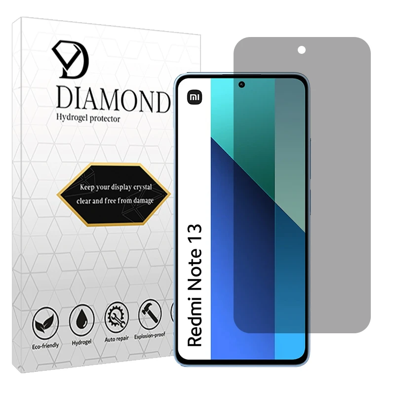 محافظ صفحه نمایش حریم شخصی دیاموند مدل Tough مناسب برای گوشی موبایل شیائومی Redmi Note 13 4G