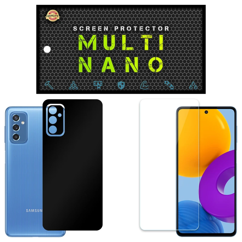 برچسب پوششی مولتی نانو مدل X-S1NF1M مناسب برای گوشی موبایل سامسونگ Galaxy M52 به همراه محافظ صفحه نمایش
