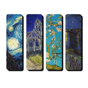 نقد و بررسی نشانگر کتاب مدل نقاشی های وینسنت ونگوگ کد KLMX-V74 مجموعه 4 عددی توسط خریداران