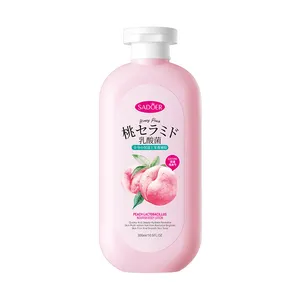 لوسیون بدن سادور مدل PEACH LACTOBACILLUS مناسب برای انواع پوست حجم 300 میلی لیتر