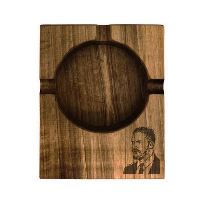 زیرسیگاری چوبی مدل تام هاردی کد 89789