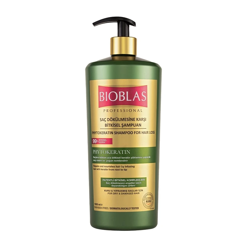 شامپو ضد ریزش مو بیوبلاس مدل Phytokeratin حجم 1000 میلی لیتر