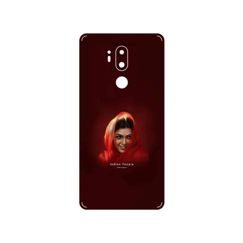 برچسب پوششی ماهوت مدل Portrait of an Indian Woman مناسب برای گوشی موبایل ال جی G7 PLUS THINQ