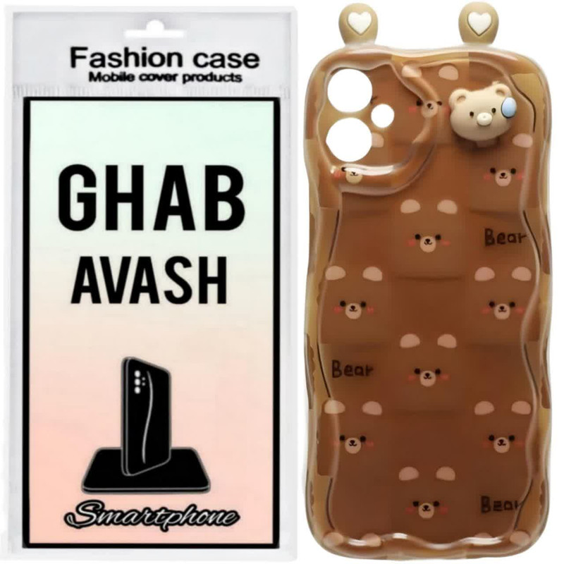 کاور قاب آوش طرح عروسکی گوشدار مدل 07A مناسب برای گوشی موبایل سامسونگ GALAXY A05