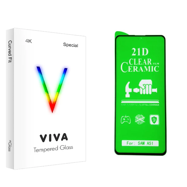 محافظ صفحه نمایش سرامیکی ویوا مدل 4K مناسب برای گوشی موبایل سامسونگ Galaxy A51