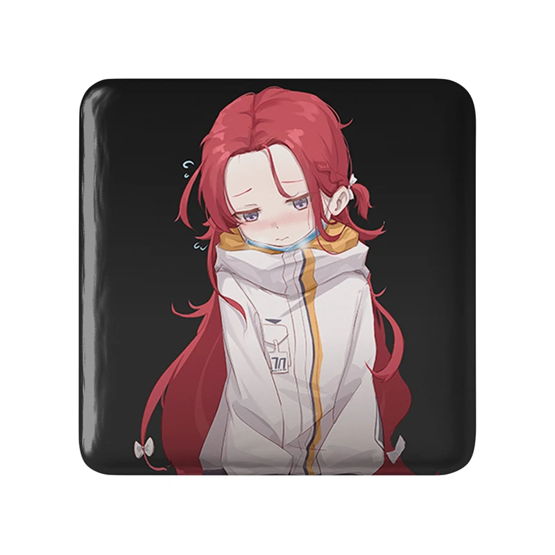 پیکسل خندالو طرح بازی آرشیو آبی (Blue Archive) مدل مربعی کد 34356